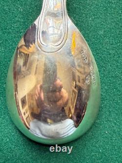 Antique Imperial Russian Court Silver Serving Spoon Grand Duchess Maria Romanov