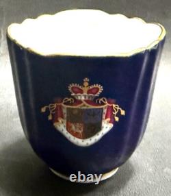 Antique Imperial Russian Cup & Saucer from Trubetskoy Family Service by Meissen
