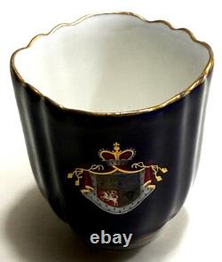 Antique Imperial Russian Cup & Saucer from Trubetskoy Family Service by Meissen