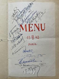 Antique Imperial Russian Emigre Pen Ink Life Guards Signed Prince Andrei Romanov