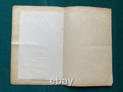 Antique Imperial Russian Emigre Pen Ink Life Guards Signed Prince Andrei Romanov