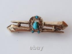 Antique Imperial Russian Filigree Rose Gold 56 14K Women Pin Brooch Jewelry