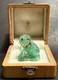 Antique Imperial Russian Fluorite Gilt 84 Silver Dog Figurine