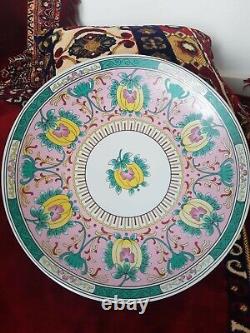 Antique Imperial Russian Gardner Porcelain Big Charger Plate