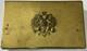 Antique Imperial Russian Glass Cigarette Table Box Holder with a Brass Lid