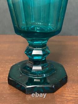 Antique Imperial Russian Glass Factory Double Headed Eagle Tsar Nicholas Romanov