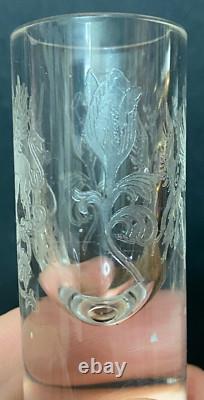 Antique Imperial Russian Glass Factory Vodka Shot Cartridge Glasses Tsar Romanov Antique Imperial Russian Glass Factory Vodka Shot Cartridge Glasses Tsar Romanov