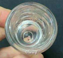 Antique Imperial Russian Glass Factory Vodka Shot Cartridge Glasses Tsar Romanov Antique Imperial Russian Glass Factory Vodka Shot Cartridge Glasses Tsar Romanov