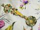 Antique Imperial Russian Gold Champleve Rainbow Enamel Bear Spoon Like Cloisonne