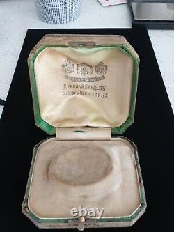 Antique Imperial Russian Gold Watch Jewelry Presentation Case Box Nikolai Linden