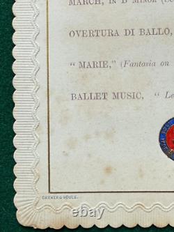Antique Imperial Russian Grand Duchess Maria Alfred Wedding Music Programme QV
