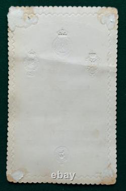 Antique Imperial Russian Grand Duchess Maria Alfred Wedding Music Programme QV