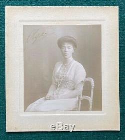 Antique Imperial Russian Grand Duchess Olga Romanov Signed Photo 1912