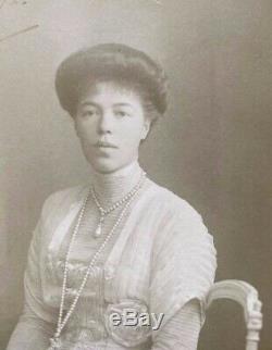 Antique Imperial Russian Grand Duchess Olga Romanov Signed Photo 1912