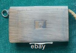 Antique Imperial Russian Greek Personal Silver Cigarette Case King George Greece