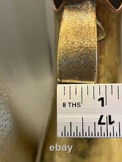 Antique Imperial Russian Hammered Brass W Copper Trim Water Pitcher Maker's Mark