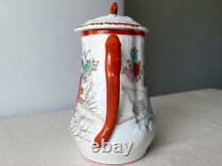 Antique Imperial Russian KUZNETSOV Porcelain Tea Pot Jug Asian Style