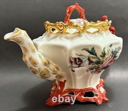 Antique Imperial Russian Kornilov Brothers Large Porcelain Tea Pot