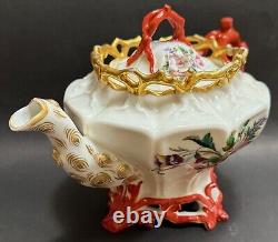 Antique Imperial Russian Kornilov Brothers Large Porcelain Tea Pot