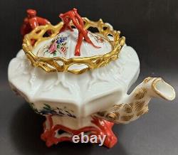 Antique Imperial Russian Kornilov Brothers Large Porcelain Tea Pot