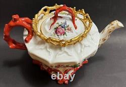 Antique Imperial Russian Kornilov Brothers Large Porcelain Tea Pot