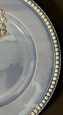 Antique Imperial Russian Kuznetsov Glased Ceramic Plate (Moscow Coat of Arms)