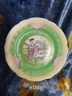 Antique Imperial Russian Kuznetsov porcelain plate 1920s rare
