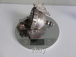 Antique Imperial Russian Lampada Sterling Silver 84