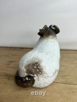 Antique Imperial Russian M S Kuznetsov Style Porcelain Ram Butter Dish