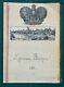 Antique Imperial Russian Monarchical Union Easter Address Grand Duchess Romanov