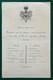 Antique Imperial Russian Musical Programme Grand Duke Romanov Coat of Arms 1886