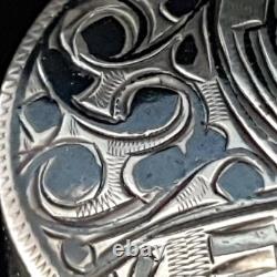 Antique Imperial Russian Niello 84 Silver Armorial Snuff Pill Vesta Case Royalty