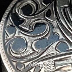 Antique Imperial Russian Niello 84 Silver Armorial Snuff Pill Vesta Case Royalty