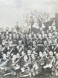 Antique Imperial Russian Photo Grand Duke Nicholas Romanov Army Generals