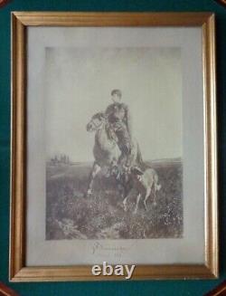 Antique Imperial Russian Photo Signed Grand Vladimir Romanov Royal Provenance