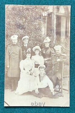 Antique Imperial Russian Photo Tsar Alexander III Nicholas II Grand Duke Romanov