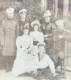 Antique Imperial Russian Photo Tsar Alexander III Nicholas II Grand Duke Romanov