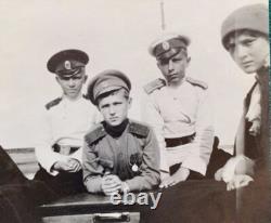 Antique Imperial Russian Photo Tsarevich Alexei Grand Duchess Tatiana Romanov