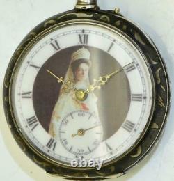 Antique Imperial Russian Pocket Watch Silver Niello by Alexandre Duray c1900's