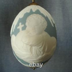 Antique Imperial Russian Porcelain Busquit Easter Egg