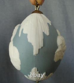 Antique Imperial Russian Porcelain Busquit Easter Egg