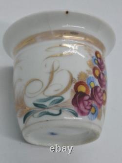 Antique Imperial Russian Porcelain Cup and Saucer Goulin Brothers Factory
