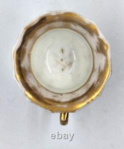 Antique Imperial Russian Porcelain Cup and Saucer Goulin Brothers Factory