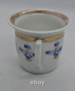 Antique Imperial Russian Porcelain Cup and Saucer Goulin Brothers Factory