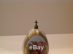 Antique-Imperial-Russian-Porcelain-Easter-Egg-St-Petersburg-19th-Century