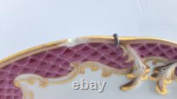 Antique Imperial Russian Porcelain Plate Popov Factory