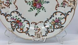Antique Imperial Russian Porcelain Plate Popov Factory