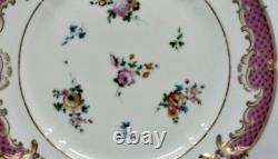 Antique Imperial Russian Porcelain Plate Popov Factory