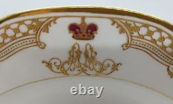 Antique Imperial Russian Porcelain Soup Plate from the Grand Duke Service