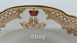 Antique Imperial Russian Porcelain Soup Plate from the Grand Duke Service